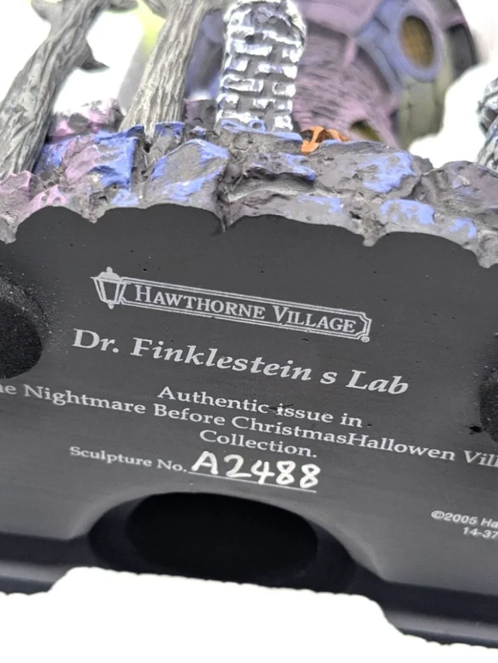 Nightmare Before Christmas 2005 Hawthorne Village DR FINKELSTEIN'S LAB Halloween